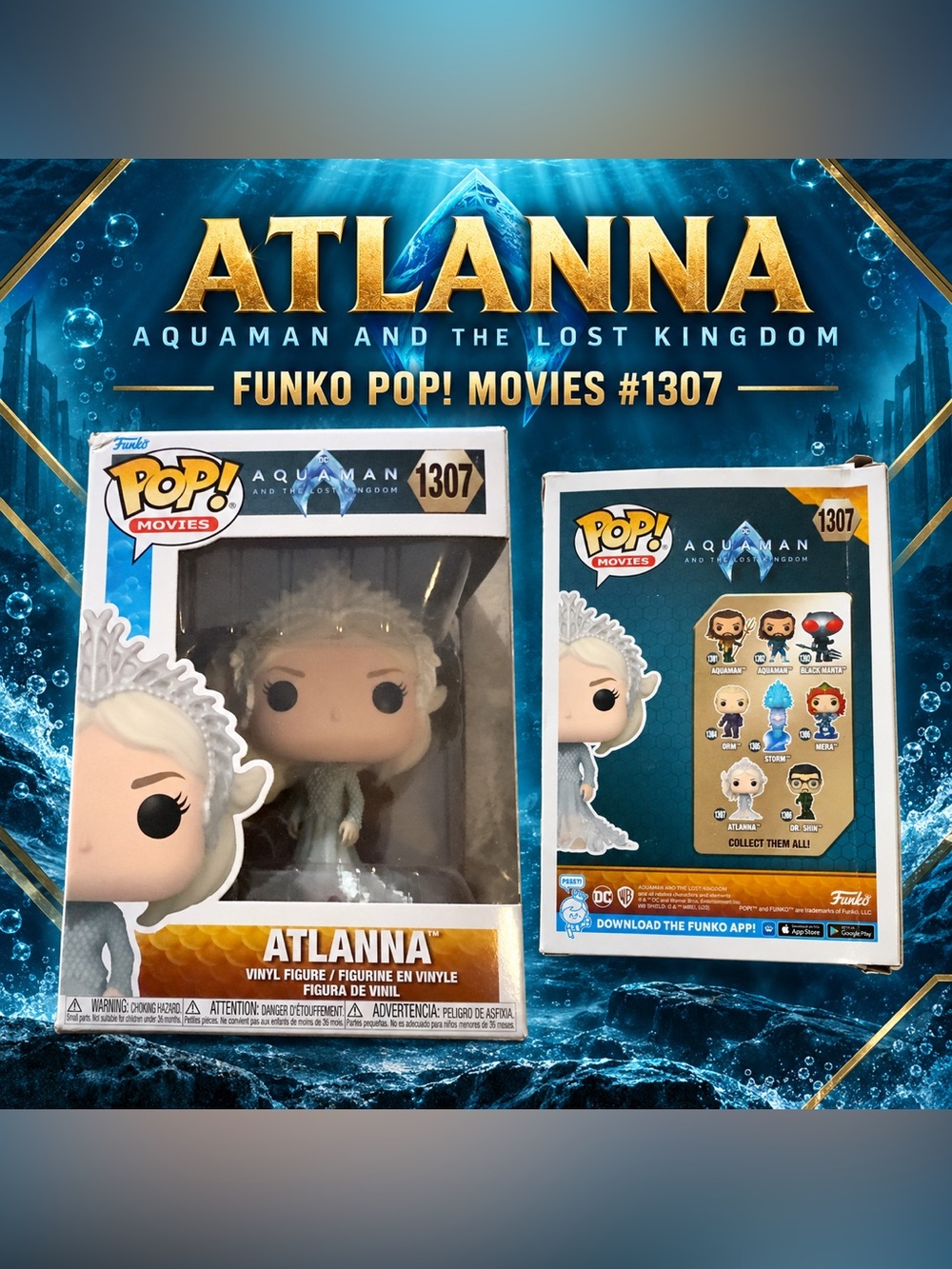 Funko Pop! Movies Atlanna #1307 Aquaman and the Lost Kingdom